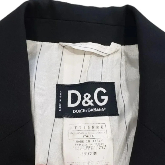 Dolce & Gabbana Black Ittierre Blazer 40R - Picture 7 of 7